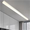 cliheet Plafoniera LED Bianca Cliheet 36W 4000K Luce Diurna, 90cm per Cucina Garage Officina Ufficio