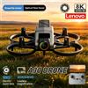 Lenovo Drone da Corsa Lenovo A30 PRO con Protezione Completa, Fotocamera 4K HD, Quadricottero RC Pieghevole per Fotografia Aerea