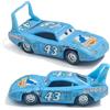 TAKARA TOMY Modellino Pixar Cars 43 Strip Weathers Dinoco Battle-Damaged Car King, Giocattoli per Bambini 1:55 in Metallo Pressofuso, Regali di Compleanno