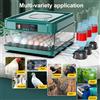 Warmom Incubatrice per Uova Automatica Portatile Multidimensione, con Rotazione Temporizzata e Design Auto-Umidificante, Incubatrice Leggera e Pratica per Uso Domestico, Allevamento di Pollame e Principianti