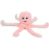 Best Pet Supplies OctoMutant - Giocattolo per cani in peluche increspato, per giochi interattivi, cuccioli e anziani, a forma di polipo, a forma di polpo, imbottitura morbida per la testa, carino e