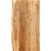 Rantry Lavabo da bagno in legno massello di acacia 100 x 52 x 2,5 cm, accessori per lavabo