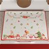 PETTI Artigiani Italiani - Coprifornello Natalizio, Coprifornello Cucina Natalizio, Copri Piano Cottura 50x70 cm, Coprifuochi Gnomo, 100% Made in Italy
