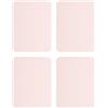 QUARKZMAN 4 Pezze di Ferro su Toppe per Riparazione Abbigliamento, Toppe di Riparazione Tessuto Cotone per Abiti Pantaloni Borse, 5x4 Pollici Rosa Chiaro