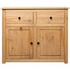Lumanois Credenza 93x40x80 cm in Legno Massello di Pino Panama Range, Mobili,Armadietti e portaoggetti,Buffet e credenze, 22kg-282697