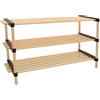 Genérico Scaffale modulare - Spedizione 24h - Mensola da bagno, cucina, ripostiglio, magazzino, scarpiera, fiori, libri. Scaffale in legno senza viti. Facile montaggio e trasporto. (3, 76 x 52 cm)