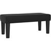 vidaXL Panca Nera 70x30x30 cm in Similpelle