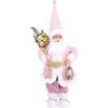 MAURY'S IL NUMERO UNO DEL RISPARMIO MAURY'S FUORIPORTA Natalizio Babbo Natale con Vestito Rosa E Sacco da 50 CM