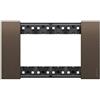 BTicino Living NOW placca BRONZO 4 moduli - KA4804KB