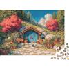 6N2X9A4S Casetta da Giardino in Campagna Puzzle 1000 Pezzi Gioco di Puzzle 1000 Pezzi Carta per Adulti Relax Famiglia Regalo 52x38cm/1000pcs