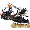 Zhongkaihua Personaggi anime Kurosaki Ichigo Figura in PVC Battle Modello Statua Hollow/Horned/Mugetsu Ichigo Action Figure Collezioni Decorazioni Regali 23/28cm