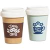 Le Toy Van Gioco educativo set 2 bicchieri giocattolo, per bambini dai 2 anni, bicchieri take away caffè e tè, giocattoli Montessori ecologici in legno naturale certificato FSC