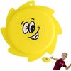 ITCGOB per Bambini Boomerang Giallo con Simpatico,Frisbee in Silicone con spruzzo d'Acqua,Disco Volante Leggero per Giochi all'Aperto e Sport, Ideale per Principianti, Spiaggia e Giardino