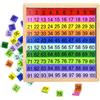 BUZIFU Matematica Montessori 1-100 Giocattoli per Contare Montessori per Bambini Puzzle Digitale in Legno Lanci di Giocattoli in Legn o Montessor i Gioco in Legno Puzzle Educativo per Bambini, Colori