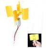 TICFOX Micro Generatore Eolico, kit di turbine eoliche verticali, Turbina eolica 0.55W 5.5 m/s verticale Generatore di vento Motore di generazione Kit fai da te Modello di montaggio