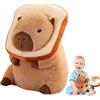 Tomatoys Capibara peluche. Capybara peluche Simulazione Carpincho Giocattoli, Carino Animali di Capibara con Abiti, Cuscino di Carpincho, Regalo per adulti e Ragazze (Pane)