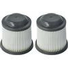 vhbw set da 2x filtro a pieghe piatte compatibile con Black & Decker Dustbuster Pivot PV1820L aspirapolvere - Cartuccia filtrante