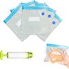 Floatdream 10 Pezzi Sacchetti Sottovuoto, Alimenti Sottovuoto per Alimenti, Set di Sacchetti Sottovuoto, Con Pompa Vuoto, Per la Conservazione Degli Alimenti, la Cottura Sottovuoto