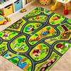 FCXVXCL Tappeto da Gioco per Bambini 60 x 90 cm Tappeto da Gioco Antiscivolo Tappetino da Gioco Lavabile in Lavatrice a Pelo Corto per la Camera dei Bambini Decorazione della Sala Giochi5