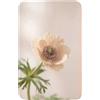 OnlyWow© Tappetino Bagno Tappeto Doccia Bath Mat Antiscivolo Moderni | 50x80 cm - Rettangolare - Decorazioni Memory Foam Lavabile Tappeti Fiore - Minimalista - Verde
