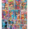 Craft Kreatively Carini e colorati gatti carta di riso - 6 pezzi | 12 disegni unici | Design versatile per decoupage per progetti artistici e artigianato di CRAFT KREATIVELY