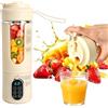 HENGBIRD 700ML Frullatore Portatile, Mini Frullatore Portatile USB Ricaricabile Frullatore Smoothie con 12 Lame Inox, 4 Velocità, Bottiglia Frullatore Portatile per Frullati, Sport, Viaggio