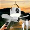 TUIBEIDAMAI Ventilatore da soffitto campeggio con illuminazione