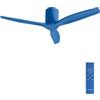 CREATE / WINDCALM M/Ventilatore da soffitto blu cobalto con telecomando / 40W, silenzioso, ABS, Ø132 cm, 6 velocità, timer, funzione estate-inverno