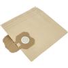 vhbw 5x sacchetto compatibile con Hitachi CV-200P, CV-400P eco, CV-300P aspirapolvere - in carta, 32cm x 20cm, marrone