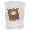 vhbw 5x sacchetto compatibile con Alfatec Euro Compact EuroCompact EC30 aspirapolvere - 28,6cm x 17cm Bianco