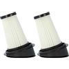 vhbw 2x filtro compatibile con Moulinex Air Force Light MS6543WH, MS6545WI, MS6573WP aspirapolvere - filtro HEPA nero/bianco