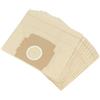 vhbw 10x sacchetto compatibile con Moulinex Power Clean 1350 electronic aspirapolvere - 22,5cm x 19cm color sabbia