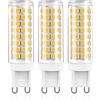JUTHREE 10W LED G9 Lampadina equivalente a 100W Lampada Alogena Faretto Spot 1200lm Dimmerabile Naturale Bulb Downlight Light AC 220-240V Confezione da 3 (Bianco Naturale 4500K)