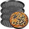 ZEONHEI - Vassoio per pizza antiaderente da 12 pollici, per forno, teglia per pizza rotonda con fori per fare pizza, 32 cm x 1,5 cm