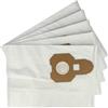 vhbw 5x sacchetto compatibile con Hitachi CV-200 P, CV-300 P, CV-400 P Eco aspirapolvere - in microfibra, bianco