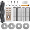 Kaiyaner Accessori per Dreame L10s Ultra/L10 Ultra/L10 Prime/Gen 2/Xiaomi X20+/X10+,Ricambi Composto da 4 Sacchetti per Polvere 4 Panni Lavanti 1 Spazzola Principale 4 Filtri 4 Spazzole Laterali