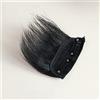 RemeeHi Toupee per gli uomini 100% veri capelli umani clip in copertura di estensione dei capelli perdita sottile parrucca da uomo Falsefront Top Crown soffice invisibile sostituzione dei capelli corti nero