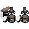 ALIIP 2PCS Waterproof Polvere per Capelli Donna e Uomo-8g(Caffè Scuro) | Correttore per Infoltimento Capelli per Donna e Uomo, Mascara per Capelli Waterproof per Nascondere la Ricrescita