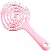 Vyloky Spazzola ergonomica per massaggio del cuoio capelluto con denti anti-trazione e piastra posteriore ventilata, per ricci/capelli lunghi, ABS-PA/nylon, tecnologia a molla a spirale, bagnato