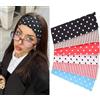 Auroriel 6er Pack Fasce per Capelli Donna a Strisce e Pois in Tessuto Morbido ed Elastico Senza Scivolare Design a Strisce e Pois per Ragazze