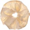 Specora -Select XL Scrunchie Crema - Confezione da 1 - 17 cm - Elastico per capelli da donna - Effetto raso con cuciture decorative - Morbido e delicato sui capelli