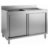 Fimar attrezzature per la ristorazione p GDS107L1CS Lavello armadiato con 1 vasca a sinistra dim. 1000 x 700 x 950h con sgocciolatoio