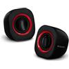 Atlantis Land SoundPower 410 1-via Nero, Rosso Cablato 5 W