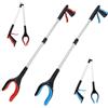KOMUNJ 2 pinze per anziani, 83 cm, con punte magnetiche e testa girevole a 360°, pinza ergonomica con artiglio antiscivolo, pinza per anziani