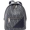 FENDI Diagonal Chiodo Small Zaino Zaino 7VZ077ASICF1O97 Canvas Leather NUOVO