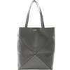 LOEWE Borsa a tracolla LOEWE Puzzle Fold Large Tote B933Q18X011220 pelle grigia usata