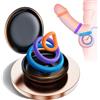 POWERLAND Anelli Pene per Uomini Silicone Elastico Cockring 3 Misure | Anello Pene Uomo Ritardo, Anello Fallico Pene, Maggiore Durata e Rigidità, Intimità di Coppia, Per Maschi