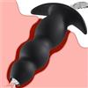 JGRZF Plug anale cavo Plug anale per donne e uomini Plugs anale morbido e impermeabile in silicone con base stretta e svasata Perline anali cave Trainer Sex toy per adulti per uomini, donne e coppie