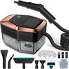 GalhanEhe 14 in 1 Pulitore a Vapore, 3 Livelli Maniglia Regolabile, Display Temperatura, 15s in Riscaldamento,1,8L Serbatoio, per Cucina, Bagno, Auto e Mobili (Nero e Oro)