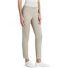 RAGNO Pantalone Capri con Spacchetti in Satin Power d926py-Crockery